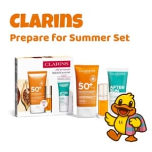 Clarins Summer Care Pack or £37 cash - as low as 6p per ticket!